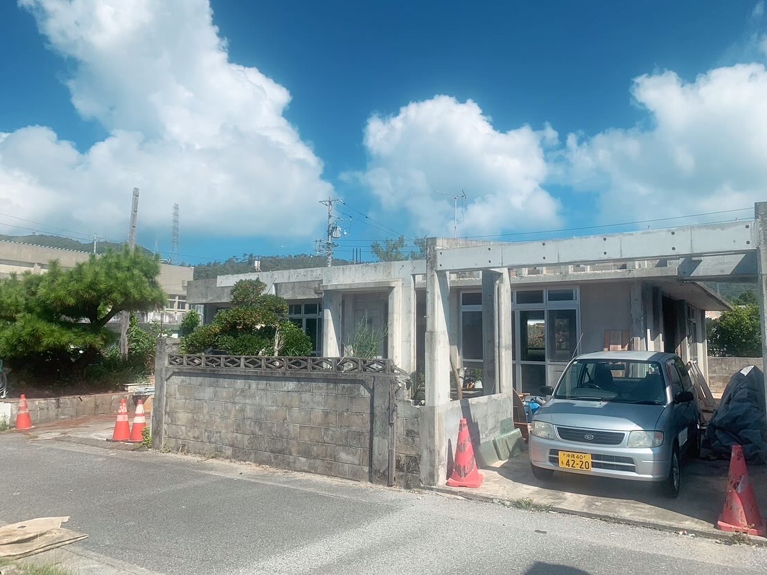 金武町　建物解体工事　RC造平屋建